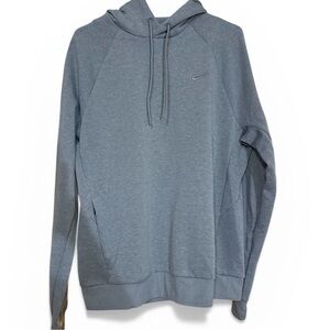 Nike Primary Fleece Mens Dri-FIT UV Pullover Performance Hoodie Gray Medium NWOT